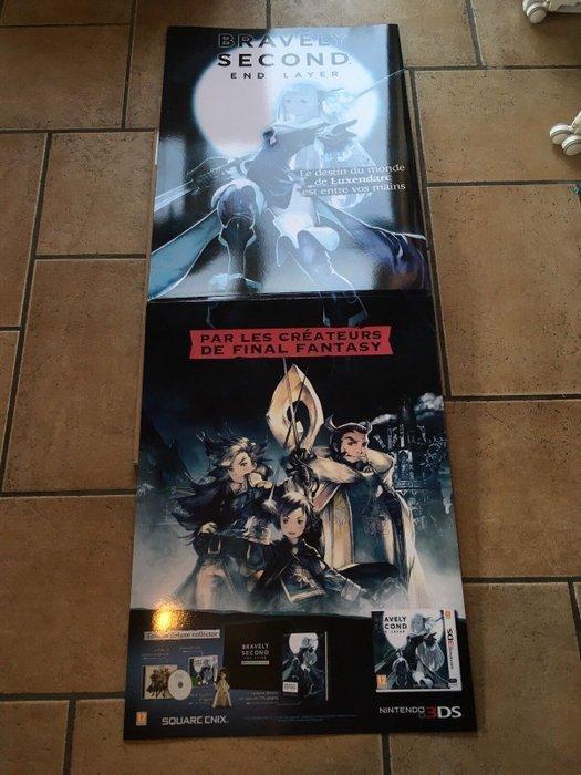 Nintendo - 3DS - PLV Nintendo 3DS Bravely Second End Layer, Consoles de jeu & Jeux vidéo, Consoles de jeu | Accessoires Autre