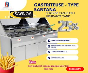 Friteuse Santana PRO – Jusqu’à 4 Cuves + BONUS Surprise, Verzenden, Neuf, dans son emballage, Cuisinière, Friteuse et Grils