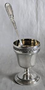 Charles Barrier - Eierdopje (2) - .950 zilver - Zonder, Antiek en Kunst, Antiek | Zilver en Goud