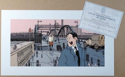 Tardi, Jacques - 1 Estampe Pigmentaire - Nestor Burma -, Boeken, Strips | Comics