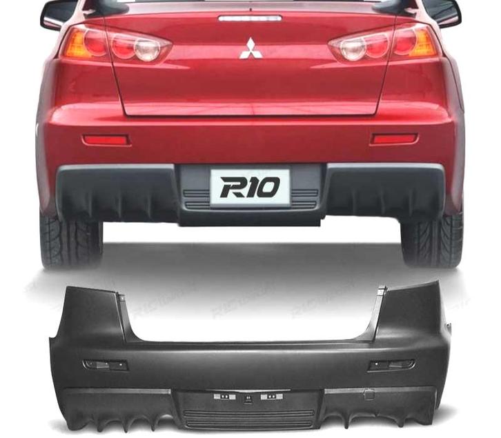 PARE CHOCS ARRIÈRE POUR MITSUBISHI LANCER 09-15 LOOK EVO, Auto-onderdelen, Carrosserie, Verzenden
