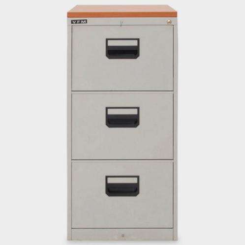 VFM dossierkast, aluminium, 104 x 47 cm, incl. 3 laden *s..., Huis en Inrichting, Kasten | Roldeurkasten en Archiefkasten, Gebruikt