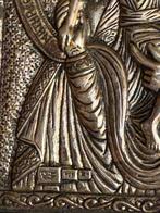 Icoon - Madonna met kind Odigitria - Sterling zilveren, Antiek en Kunst