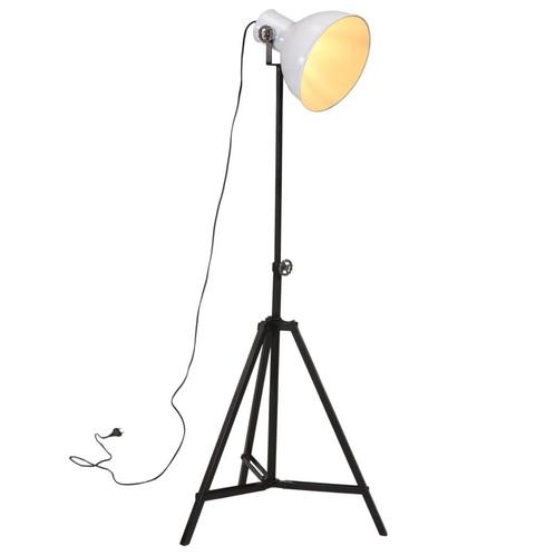 vidaXL Vloerlamp 25 W E27 61x61x90/150 cm wit, Huis en Inrichting, Lampen | Overige, Nieuw, Verzenden