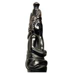 Poignée de poignard Keris à corne de Bali - Sculpture de, Antiek en Kunst