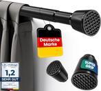 2dekans | LOBUX® - Gordijnstang zonder boren [zwart,, Huis en Inrichting, Stoffering | Gordijnen en Lamellen, Ophalen of Verzenden
