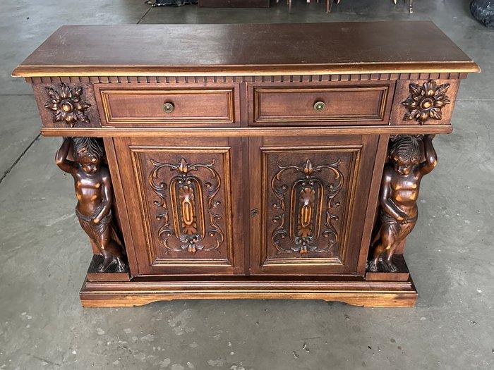 Credenza - Hout - Credenza neorenaissance, Antiek en Kunst, Curiosa en Brocante