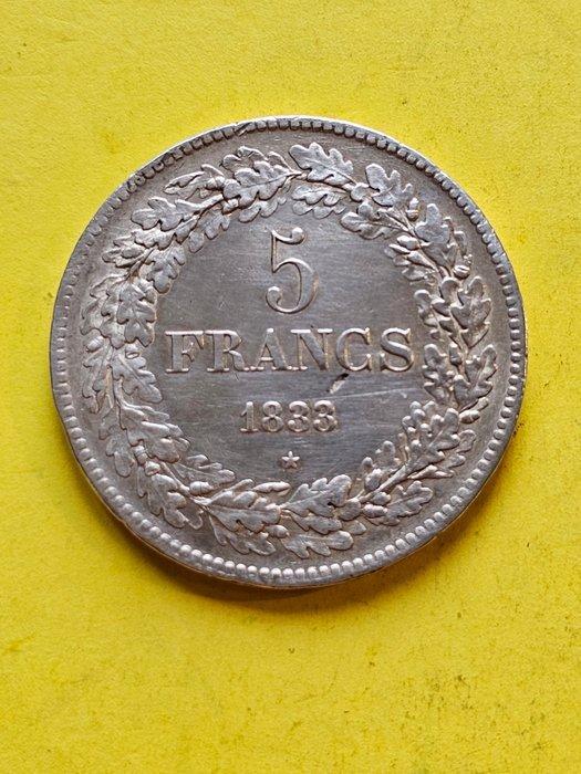 België. 5 Francs 1833 A (Zonder Minimumprijs), Postzegels en Munten, Munten | Nederland