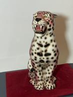 Beeld, Leopardo - 60 cm - Keramiek, Huis en Inrichting, Nieuw