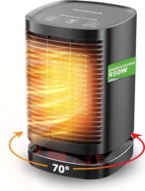 Tweedekans | Travelhawk Elektrische Verwarming - Keramische, Huis en Inrichting, Kachels, Ophalen of Verzenden