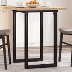 vidaXL Eettafel O-frame 60x60x75,5 cm massief grenenhout en, Huis en Inrichting, Tafels | Eettafels, Verzenden, Nieuw