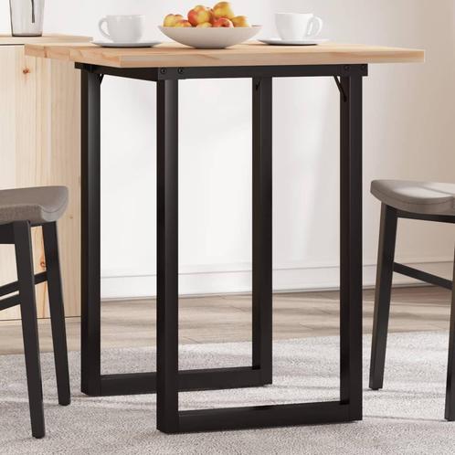 vidaXL Eettafel O-frame 60x60x75,5 cm massief grenenhout en, Huis en Inrichting, Tafels | Eettafels, Nieuw, Verzenden