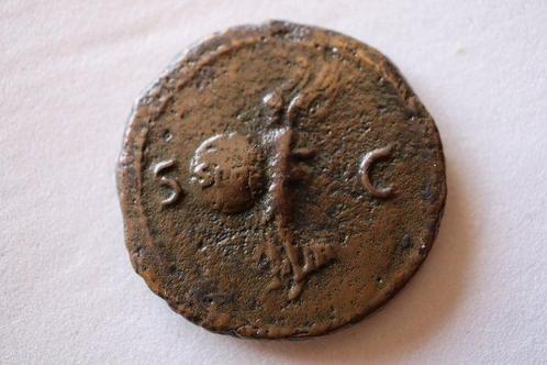 Romeinse Rijk. Nero (54-68 n.Chr.). As Rome - r./ S.C., Postzegels en Munten, Munten | Europa | Niet-Euromunten