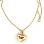 Handmade - Ketting met hanger - Cuore - 3.1 g - 18 karaat