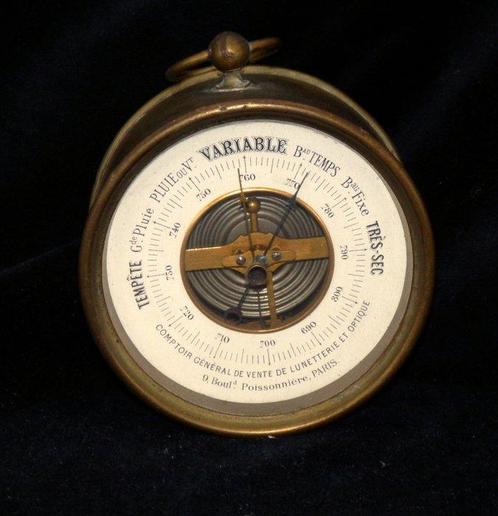 Fraaie vintage Barometer uit Parijs Marine barometer -, Antiek en Kunst, Curiosa en Brocante