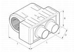 Xeros 4200 Warmtewisselaar met 2x 60mm flens 12V, Ophalen of Verzenden, Nieuw