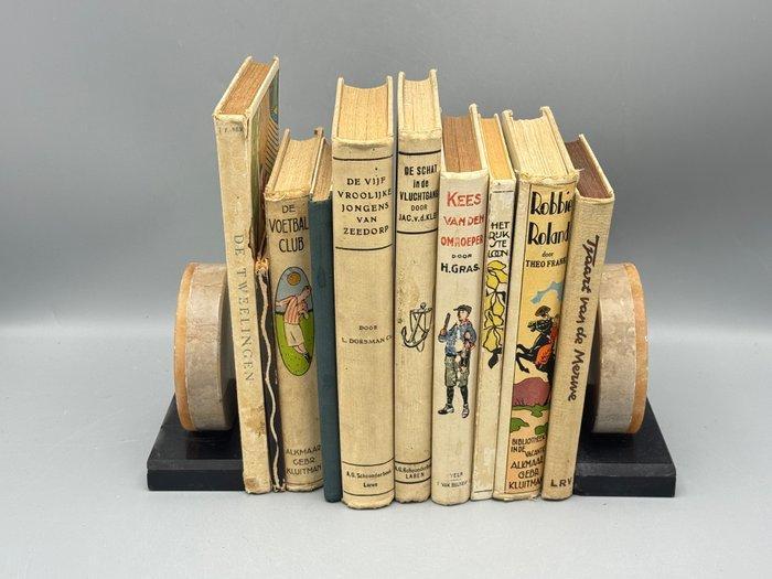 Stijlvolle art deco boekensteunen – marmer – ca. jaren 30 -, Antiek en Kunst, Curiosa en Brocante