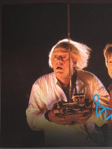 Back to the Future - Signed by Michael J. Fox, with Letter