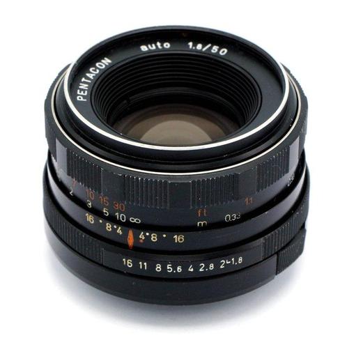 Pentacon Auto 50mm f/1.8 M42 Objectif principal, Audio, Tv en Foto, Fotocamera's Analoog