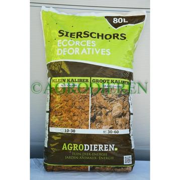 Boomschors sierschors tuin grof 30-60 - 80l/ zak - losse zak