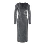 Marc Aurel • lange metalic jurk • 36, Marc Aurel, Verzenden, Nieuw, Maat 36 (S)