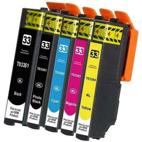 Huismerk Epson cartridges T33 XL Set (T3357), Computers en Software, Printerbenodigdheden, Nieuw, Verzenden
