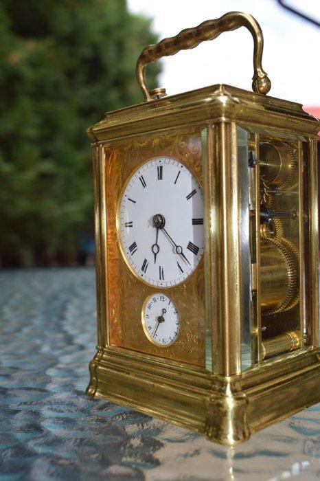 Rijtuigklok, Wekker - Messing - 1850-1900 - Le Roy & Fils -, Antiquités & Art, Antiquités | Horloges