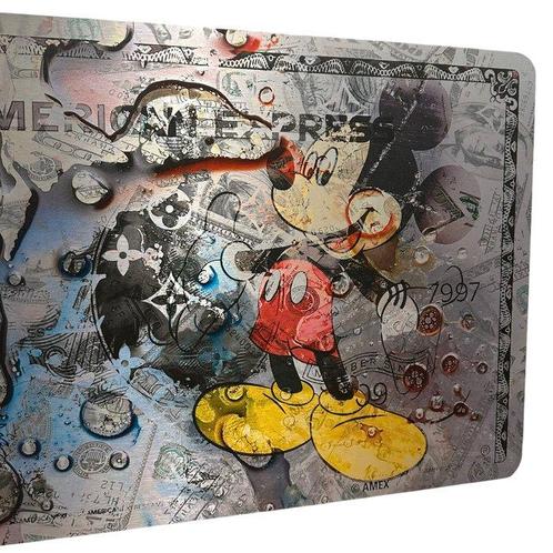 Daluxe Art - 1999 • Mickey Mouse AMEX, Antiek en Kunst, Kunst | Designobjecten
