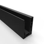 Celest balustrade vloerprofiel-2000 mm-Satijn zwart geanodis, Verzenden, Nieuw