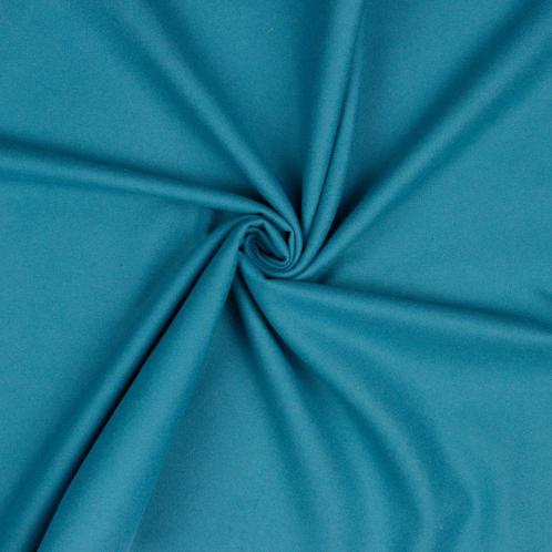 10 meter flanel stof - Waterblauw - 100% katoen, Hobby en Vrije tijd, Stoffen en Lappen, 120 cm of meer, 200 cm of meer, Blauw