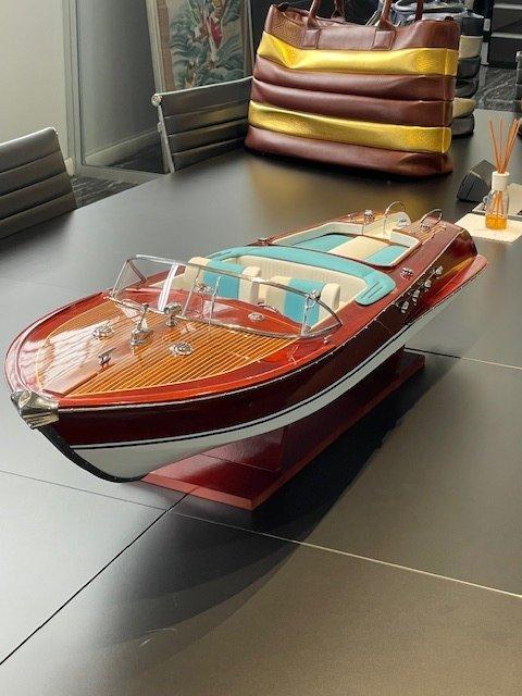 Enorme Maquette de Luxe Riva Aquarama 120 cm bois 1:6 -, Antiek en Kunst, Curiosa en Brocante