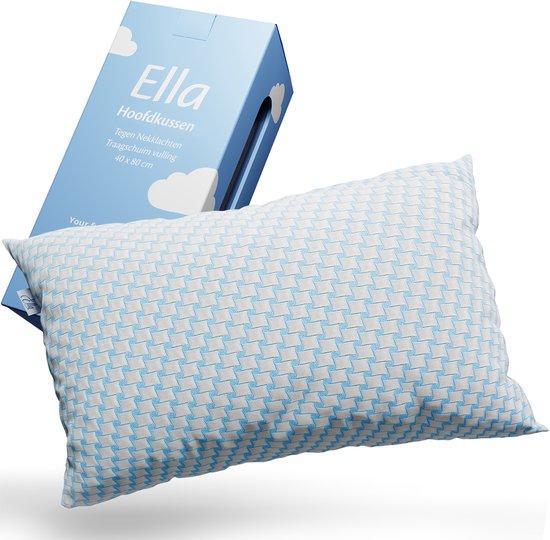 2dekans | Ella® Hoofdkussen Nekklachten 40 x 80 cm - Bamboe, Huis en Inrichting, Slaapkamer | Beddengoed, Ophalen of Verzenden