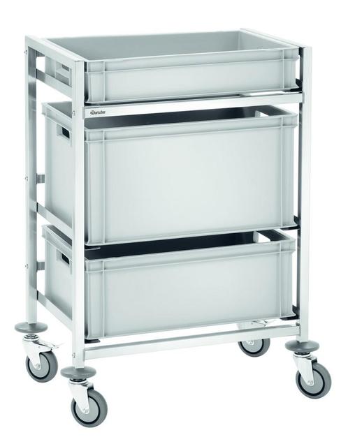 Krattenwagen AK300 | 3 schappen | 720x500x965(h)mm, Zakelijke goederen, Horeca | Keukenapparatuur, Nieuw in verpakking, Verzenden