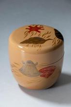Laktheekdoos (Natsume) met schelpenontwerp – Naohiko