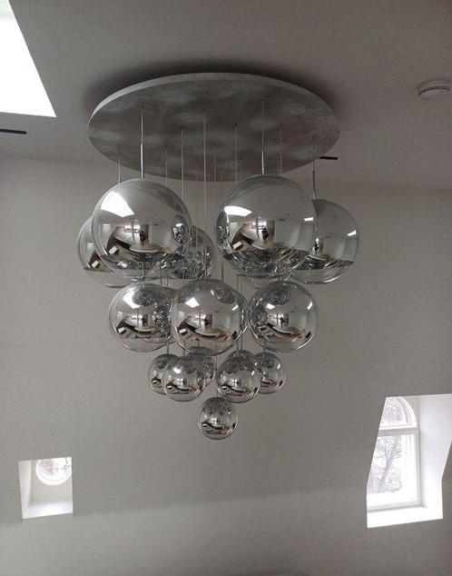 Tom Dixon - Tom Dixon - Plafondlamp - Spiegelbal Mega, Antiek en Kunst, Antiek | Verlichting