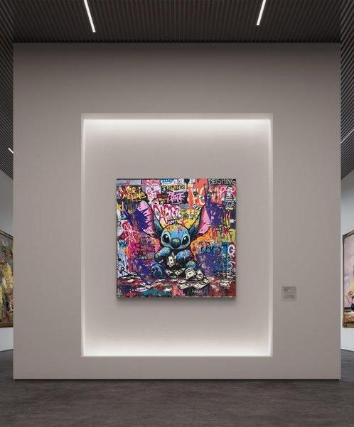 Nicole Lubbers - Blue Trouble Forever XL, Antiek en Kunst, Kunst | Schilderijen | Modern