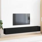 vidaXL Tv-meubelset 3 pcs Zwart eiken 80 x 30 x 30 cm, Verzenden, Nieuw