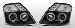 Koplampen Angel Eyes | Citroen C2 2003-2010 | zwart, Auto-onderdelen, Verzenden, Nieuw, Peugeot
