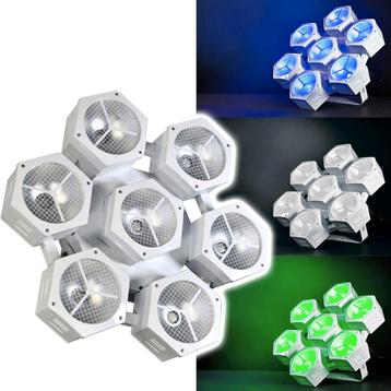 BSTOCK Citronic CosmoPAR-LE: 7x40W COB LED RGBW PAR-lamp beschikbaar voor biedingen