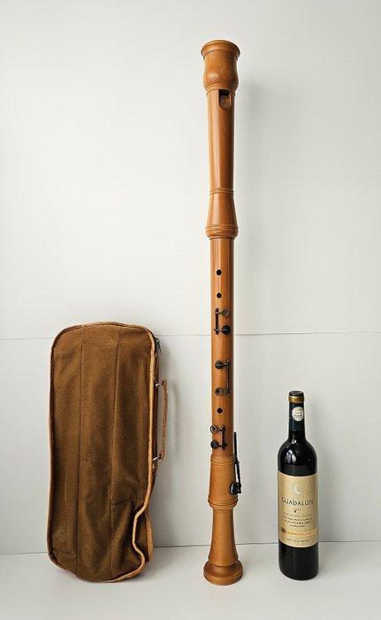 Küng - Bas - 95 cm - - Flûte à bec - Suisse - 1991, Muziek en Instrumenten, Blaasinstrumenten | Blokfluiten