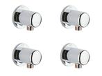 Veiling - 4x Grohe aansluitbocht wand 1/2 Relexa chroom, Nieuw