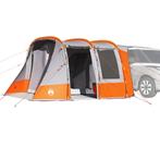 vidaXL Autotent waterdicht grijs en oranje, Verzenden, Nieuw