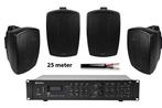 Adastra Terras Set 4x BH8 Speaker + A4 Versterker + 25mtr, Audio, Tv en Foto, Nieuw