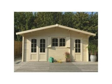 Veiling - Tuinhuis Rostock 388 x 568 x 274,6 cm, Tuin en Terras, Nieuw