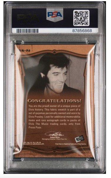 2007 Press Pass - Elvis Presley - Owned & Worn Pajamas -, Cd's en Dvd's, Vinyl Singles