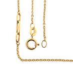 Gouden anker schakel ketting | 80,5 cm (schakelketting), Handtassen en Accessoires, Kettingen, Ophalen of Verzenden, Gebruikt