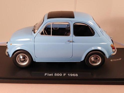 KK-Scale 1:12 - Model sedan - Fiat 500 Lichtblauw 1968, Hobby en Vrije tijd, Modelauto's | 1:5 tot 1:12