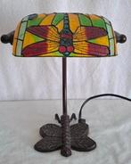 FS-art - Tafellamp - Tiffany stijl - verguld metaal -, Antiek en Kunst