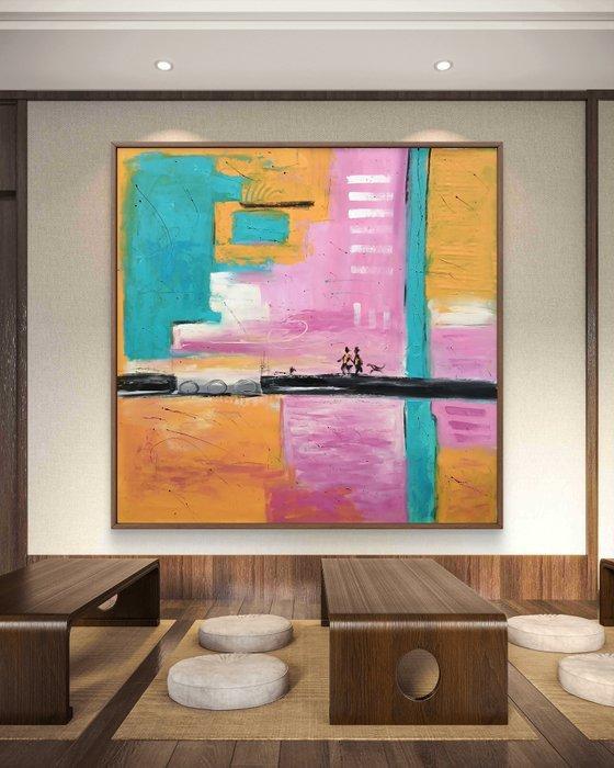 CARDUSU - MAS MOMENTOS JUNTOS - XL -, Antiek en Kunst, Kunst | Schilderijen | Modern