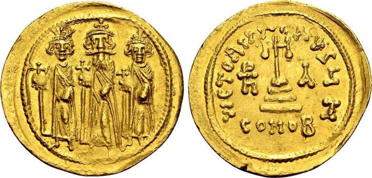 Heraclius, with Heraclius Constantine and Heraclonas goud, Postzegels en Munten, Munten en Bankbiljetten | Verzamelingen, Verzenden